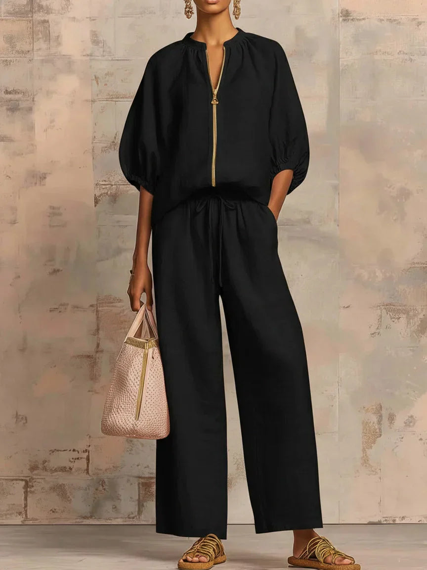 P|H - Zip-Up Two-Piece Set Amélie