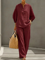 P|H - Casual Relaxed Two-Piece Set Bianca