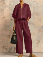 P|H - Zip-Up Two-Piece Set Amélie