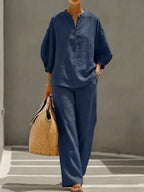 P|H - Casual Relaxed Two-Piece Set Bianca