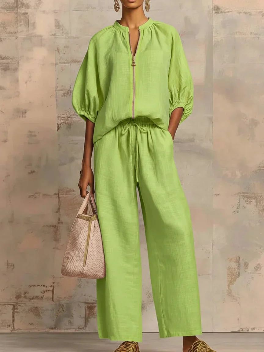 P|H - Zip-Up Two-Piece Set Amélie