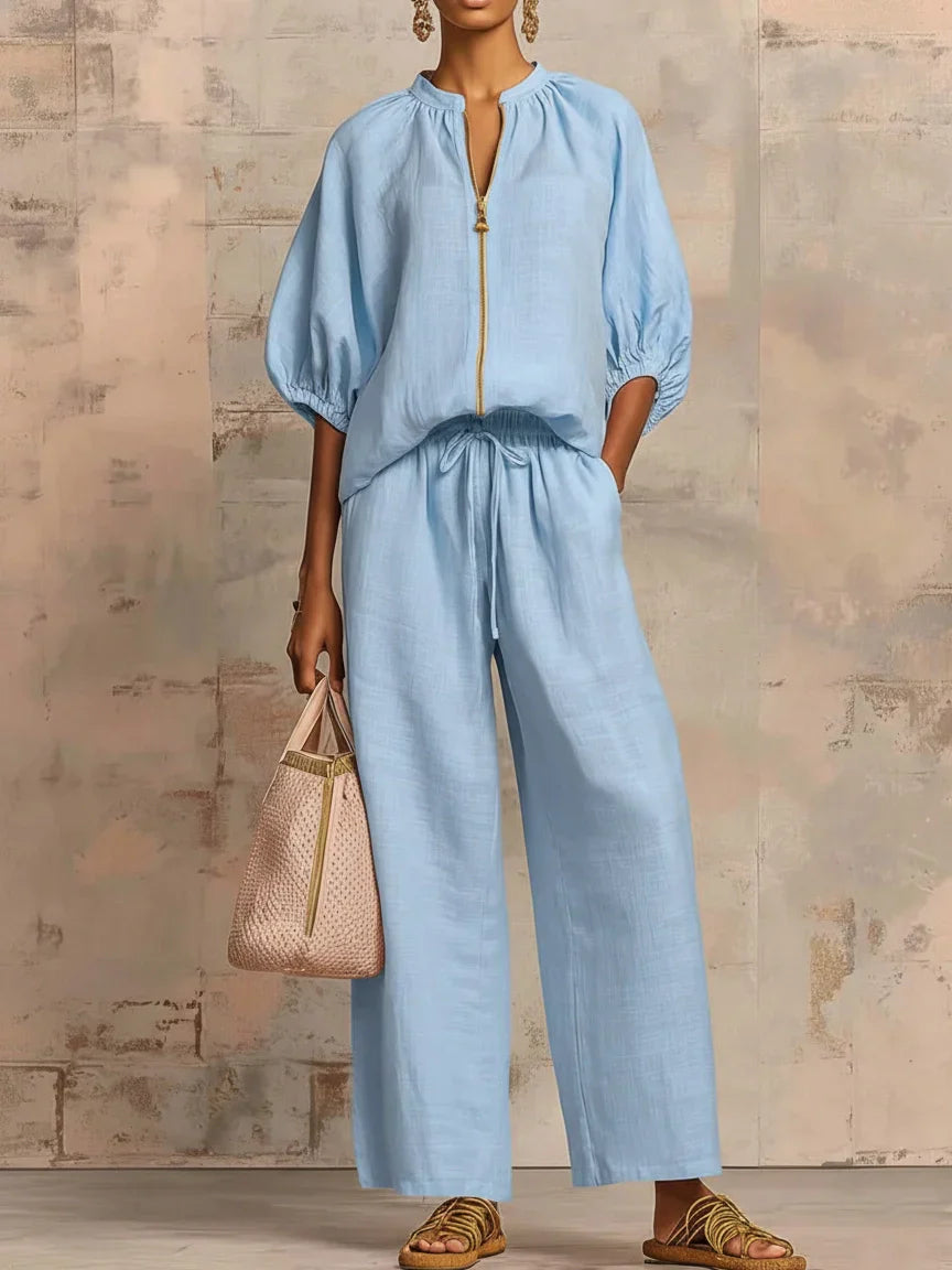 P|H - Zip-Up Two-Piece Set Amélie