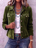 P|H - Velvet Western Trucker Jacket Margaret