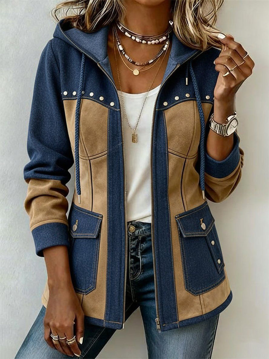 P|H - Hooded Colorblock Zip Jacket Eleanor