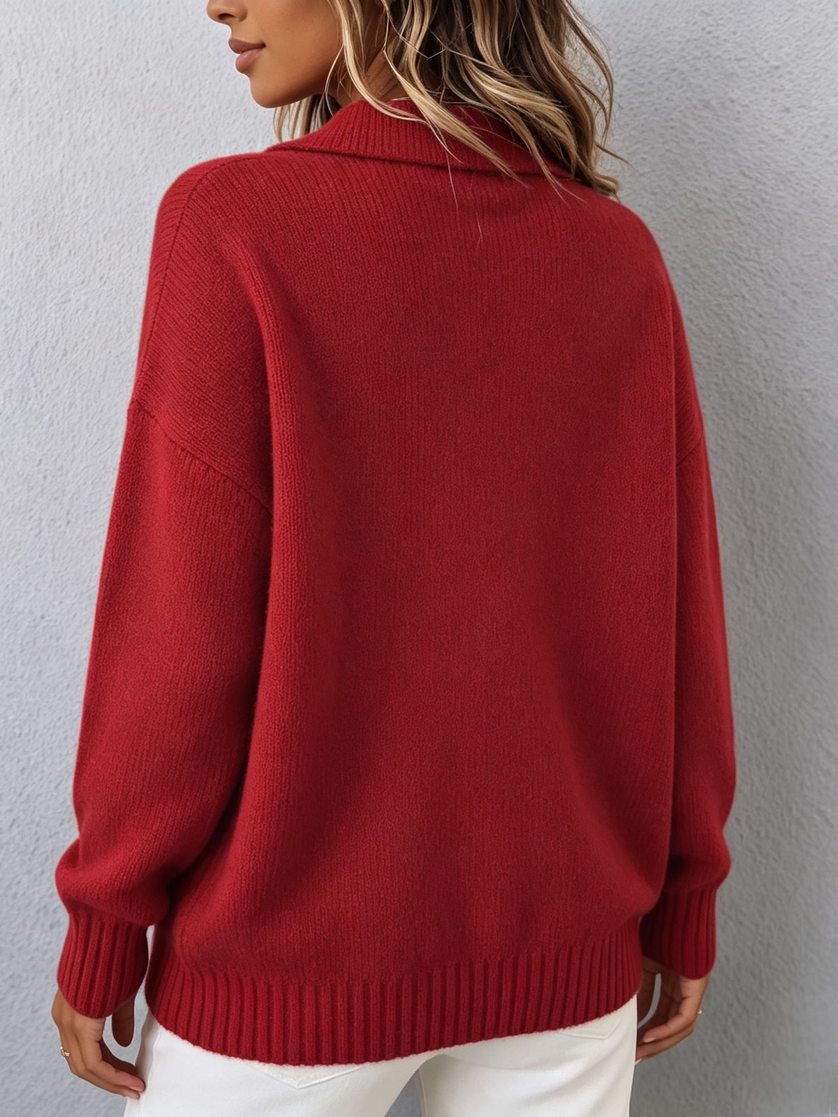 P|H - Hooded Polo Knit Sweater Diane
