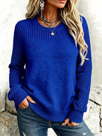 P|H - Textured Open-Knit Sleeve Sweater Helen