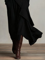 P|H - Asymmetric Turtleneck Maxi Dress for Women Joyce