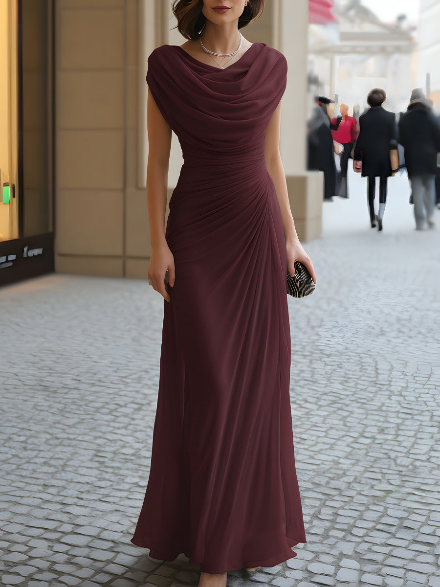 P|H - Cowl Neck Maxi Dress for Women Marilyn