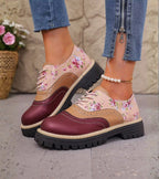 P|H - Floral Brogue Oxford Shoes for Women Pamela