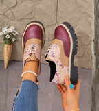P|H - Floral Brogue Oxford Shoes for Women Pamela