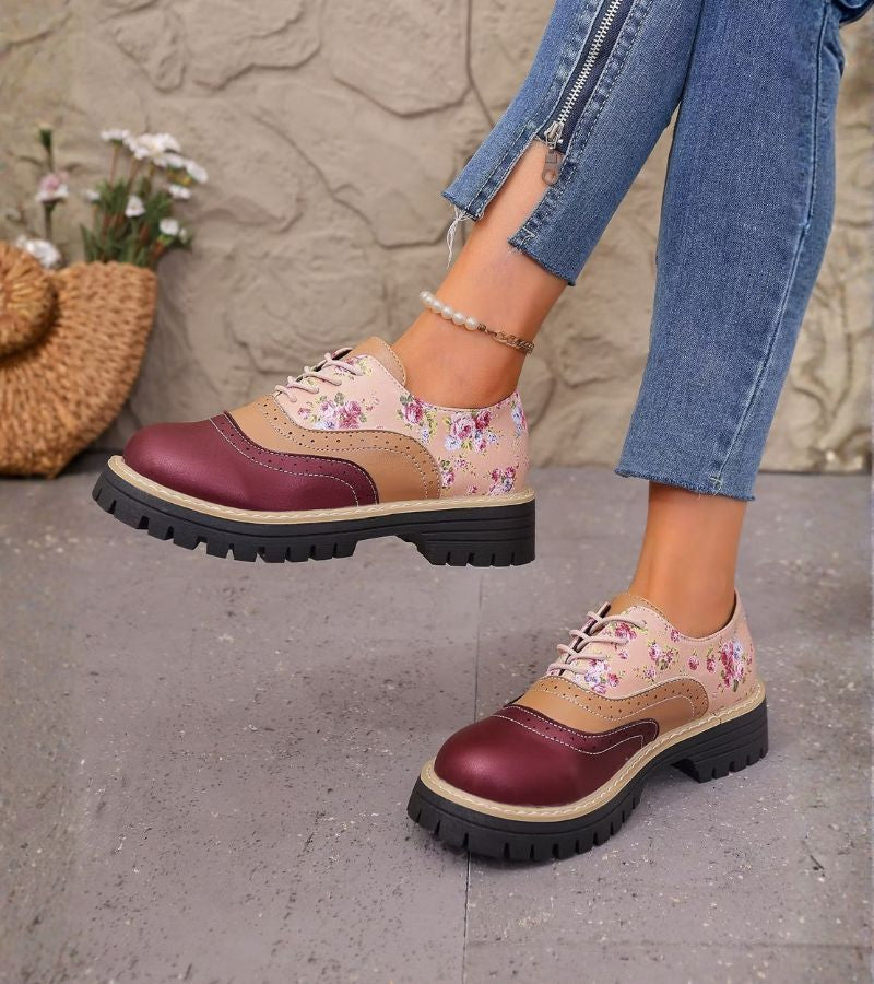 P|H - Floral Brogue Oxford Shoes for Women Pamela