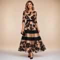 P|H - Floral Lace Midi Dress for Women Kathleen