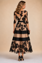 P|H - Floral Lace Midi Dress for Women Kathleen