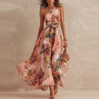 P|H - One-Shoulder Floral Maxi Dress for Women Carol