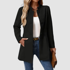 P|H - Stand Collar Longline Jacket for Women Ruth