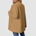 P|H - Stand Collar Longline Jacket for Women Ruth