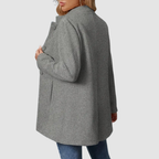 P|H - Stand Collar Longline Jacket for Women Ruth