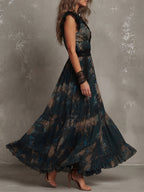 P|H - Tiered Floral Maxi Dress for Women Diane