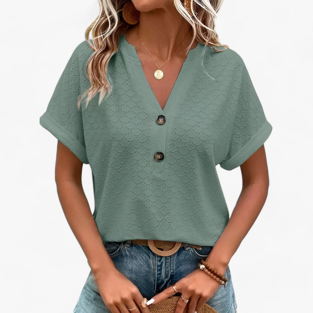P|H - Chic Jacquard Elegance Blouse Florence