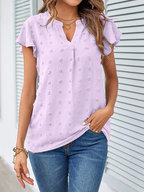 P|H - Chic Patchwork Ruffle Blouse Kari