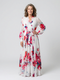 P|H - Floral Wrap Maxi Dress Lillian