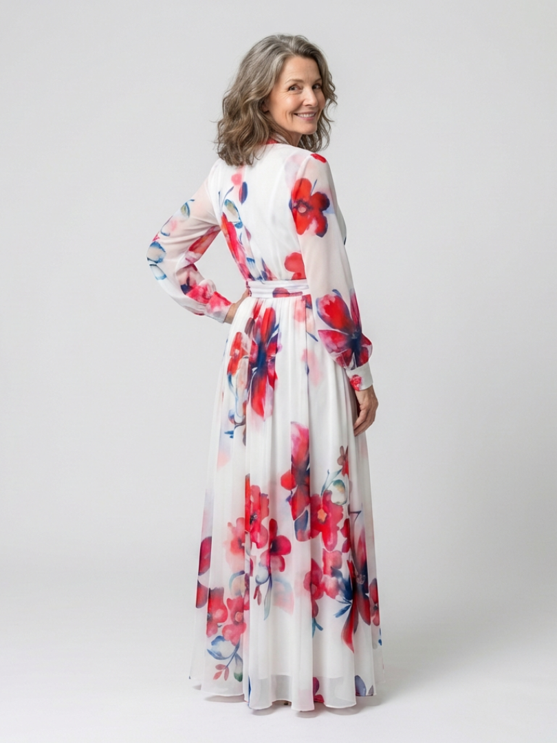 P|H - Floral Wrap Maxi Dress Lillian