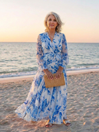 P|H - Floral Wrap Maxi Dress Lillian