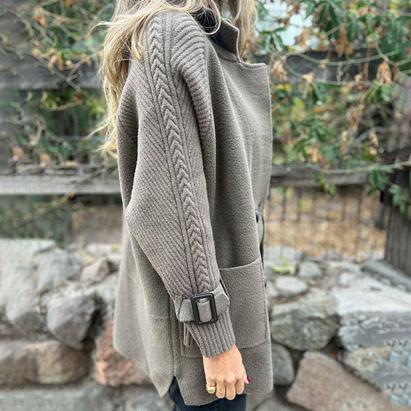 P|H - Cable Sleeve Lapel Coat for Women Patricia