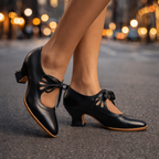 P|H - Elegant Lace-Up Mid Heels Eleanor