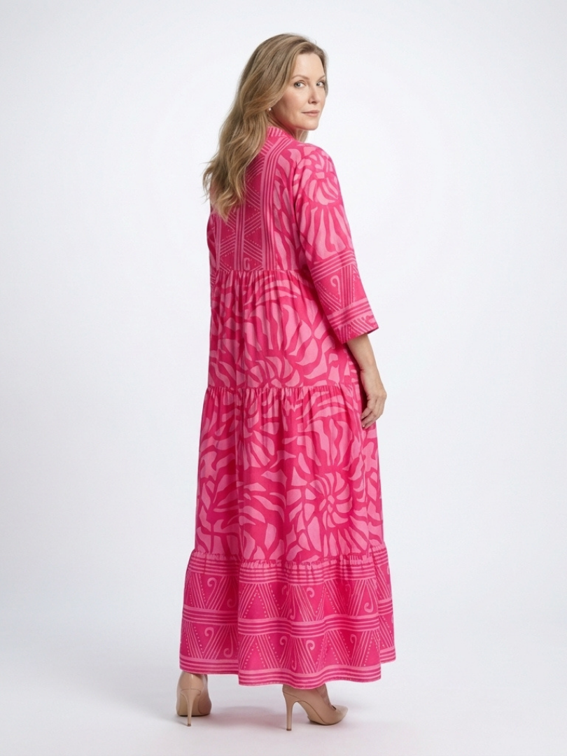 P|H - Button-Front Midi Dress Marielle