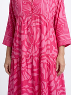 P|H - Button-Front Midi Dress Scarlett