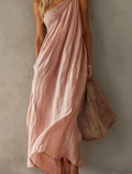 P|H - Asymmetric Draped Maxi Dress Barbara