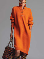 P|H - Knit Button Dress Lucy