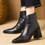 P|H - Elegant Mid-Heel Ankle Boots Claire