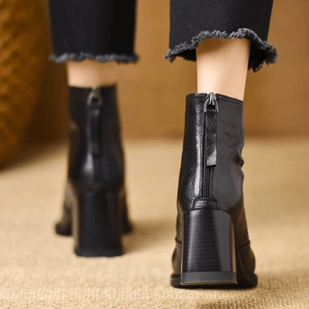 P|H - Elegant Mid-Heel Ankle Boots Claire