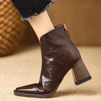 P|H - Elegant Mid-Heel Ankle Boots Claire