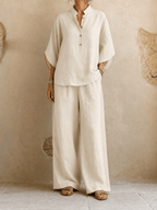 P|H - Relaxed Batwing Two-Piece Set Carol