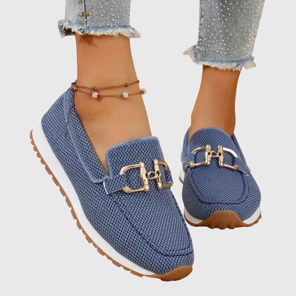 P|H - Knit Platform Slip-On Loafers Theresa