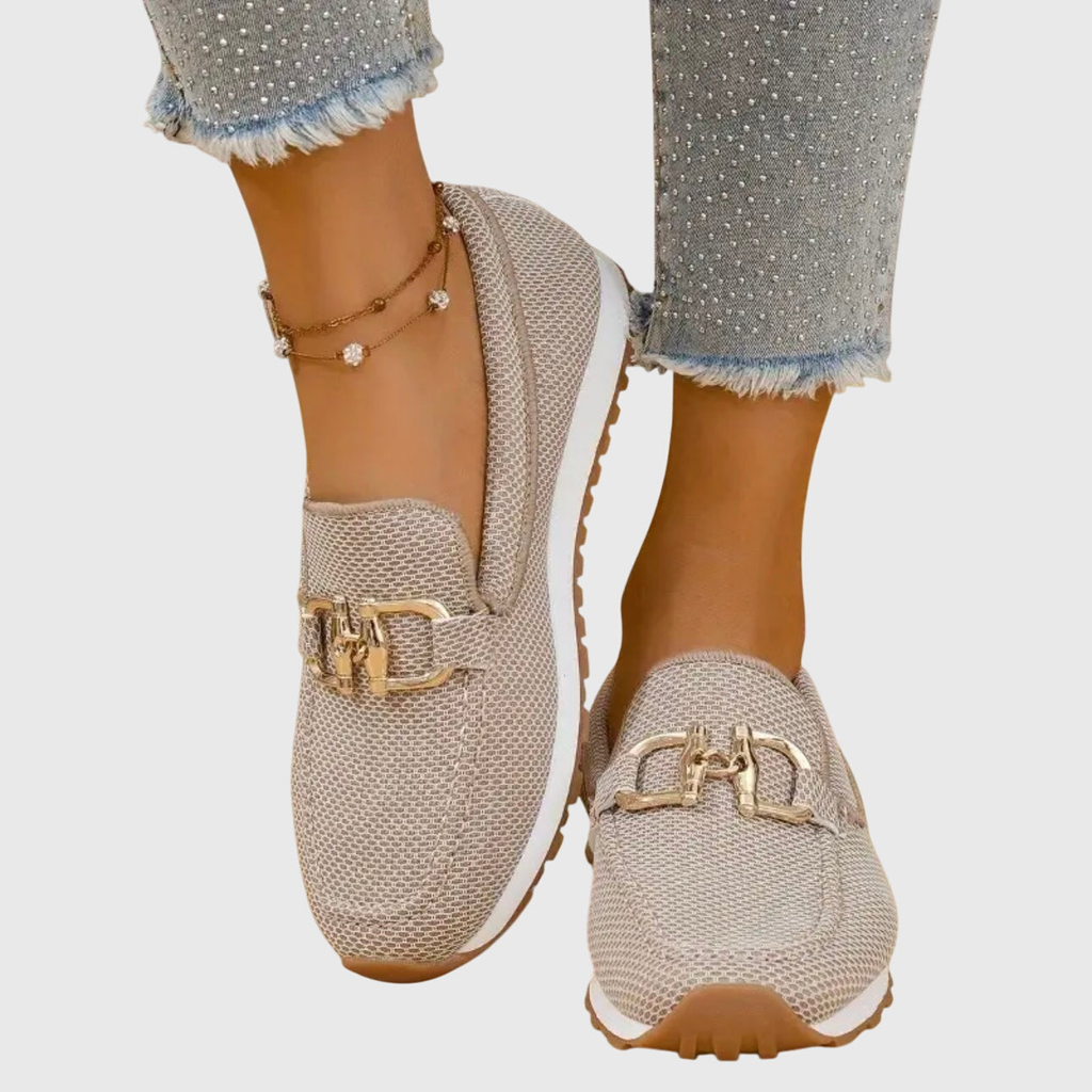 P|H - Knit Platform Slip-On Loafers Theresa