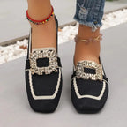 P|H - Buckle Embellished Flat Loafers Kathleen