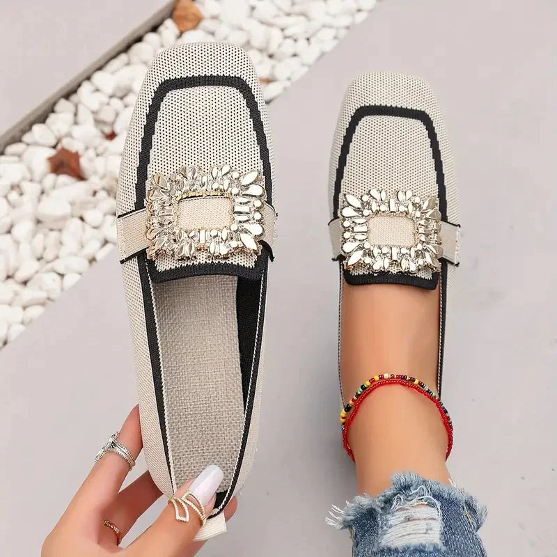 P|H - Buckle Embellished Flat Loafers Kathleen