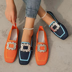 P|H - Buckle Embellished Flat Loafers Kathleen