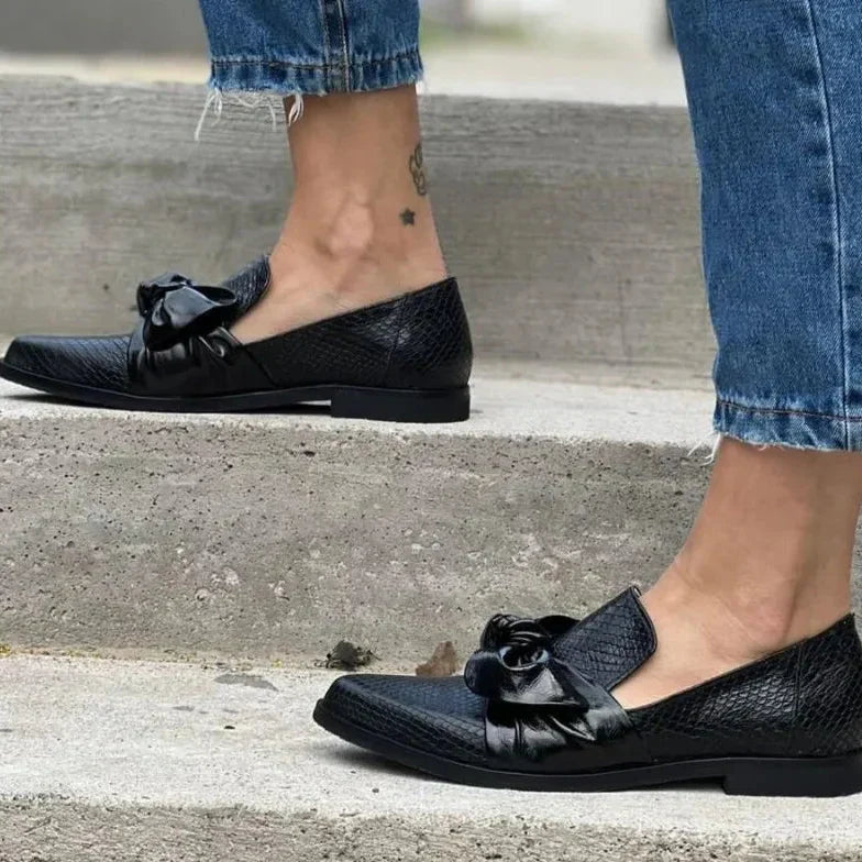 P|H - Bow Accent Flat Loafers Joyce