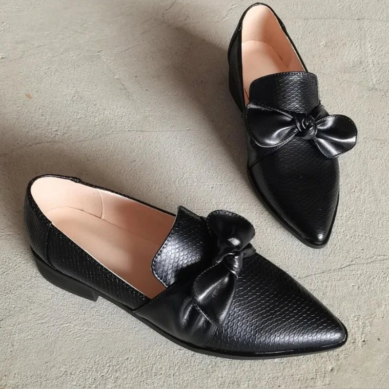P|H - Bow Accent Flat Loafers Joyce