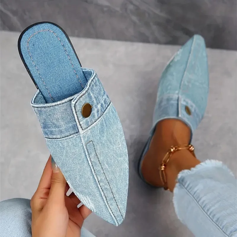 P|H - Pointed Toe Mule Loafers Evelyn