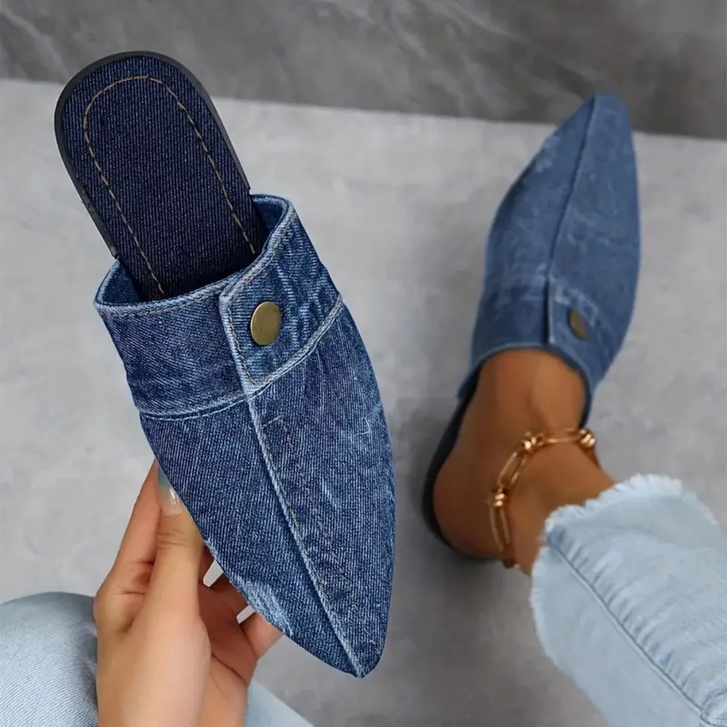 P|H - Pointed Toe Mule Loafers Evelyn