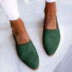 P|H - Woven Flat Mule Loafers Janet