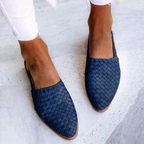 P|H - Woven Flat Mule Loafers Janet